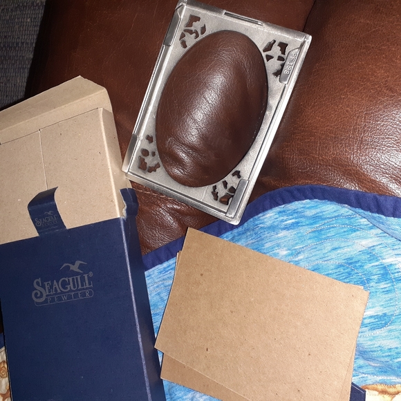 Seagull Pewter Vintage Photo Frame 3½" x 5" Pewter Photo frame 1992 PF198 - Picture 11 of 16